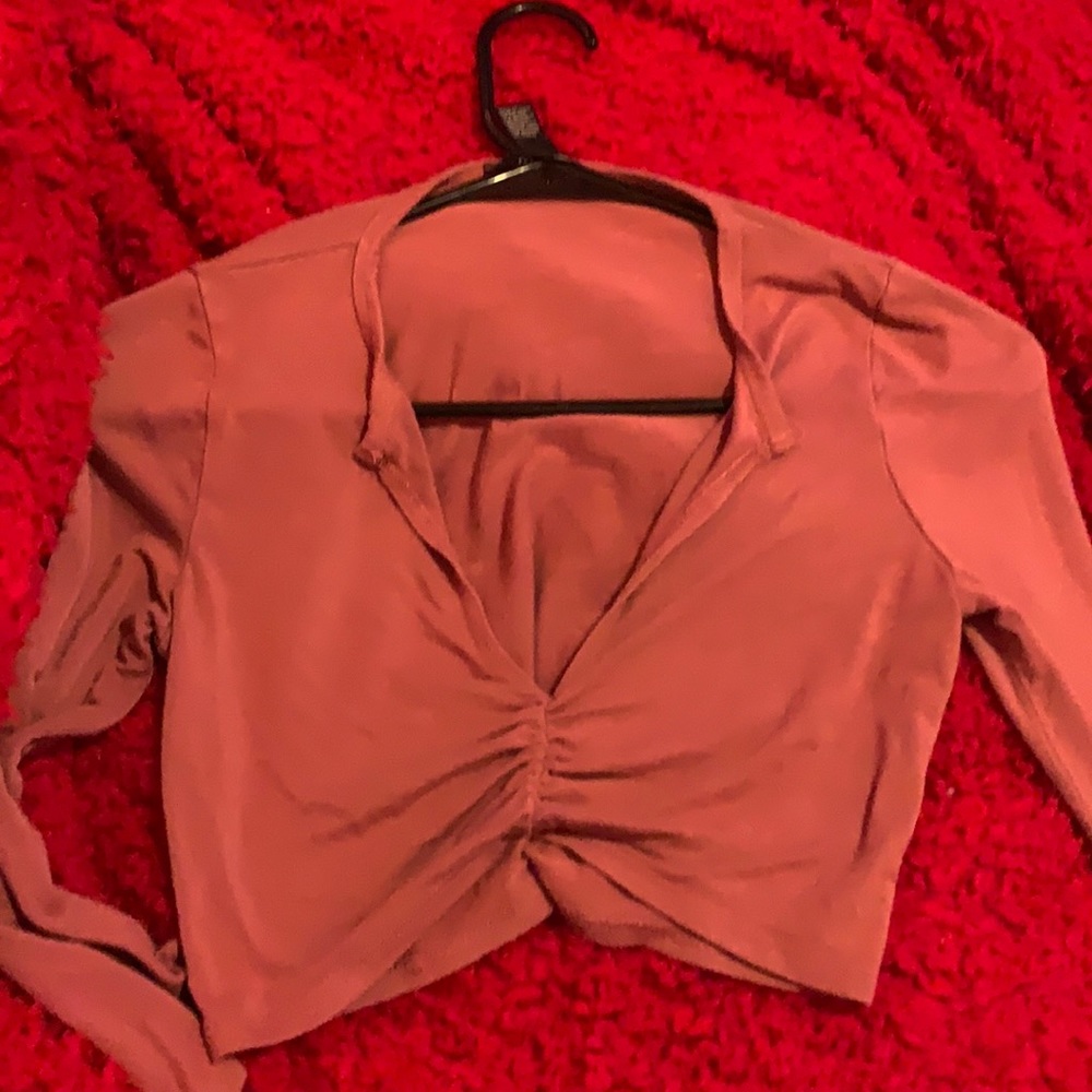long sleeve cropped